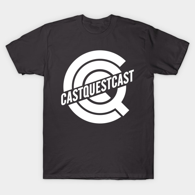 CastQuestCast Logo (Light) T-Shirt by LuminousMedia